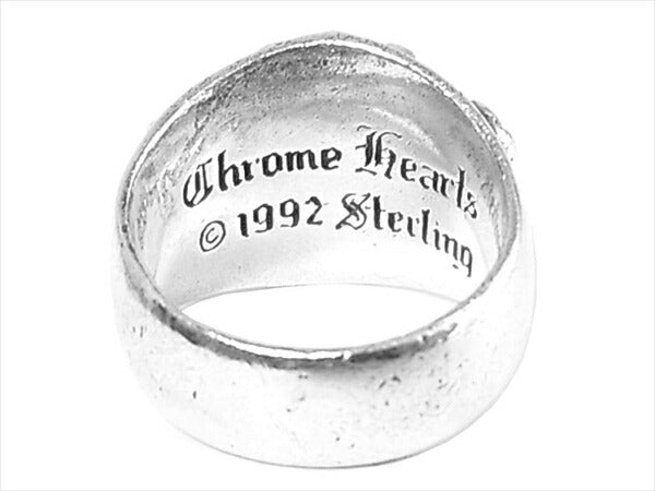 CHROME HEARTS クロムハーツ（原本有） 国内正規店原本付属 KEEPER RING SV925 SILVER キーパー リング シルバー 25号程度【中古】