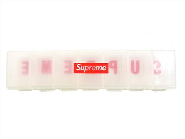 Supreme シュプリーム 15SS Weekday Pillbox ピルボックス ピルケース クリア系  クリア系【新古品】【未使用】【中古】