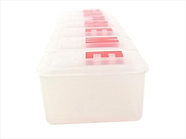 Supreme シュプリーム 15SS Weekday Pillbox ピルボックス ピルケース クリア系  クリア系【新古品】【未使用】【中古】