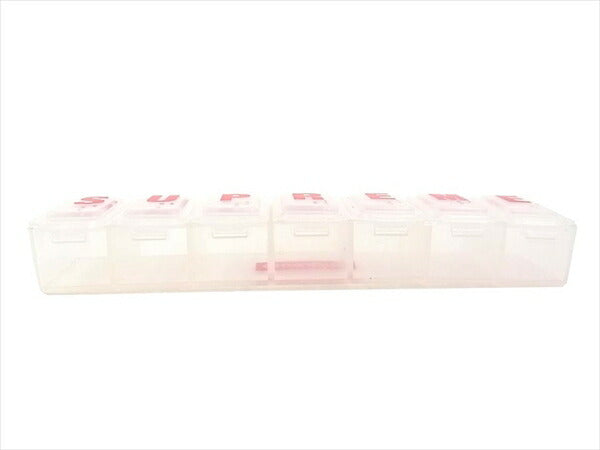 Supreme シュプリーム 15SS Weekday Pillbox ピルボックス ピルケース クリア系  クリア系【新古品】【未使用】【中古】