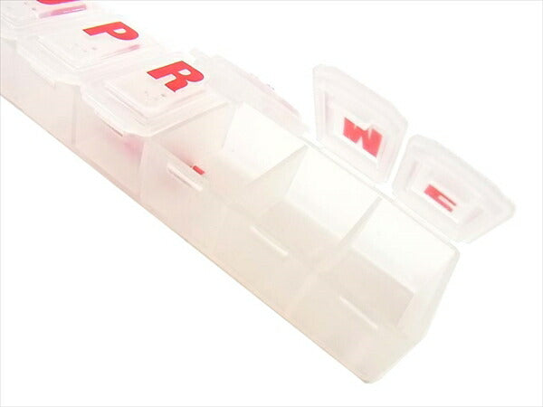 Supreme シュプリーム 15SS Weekday Pillbox ピルボックス ピルケース クリア系  クリア系【新古品】【未使用】【中古】