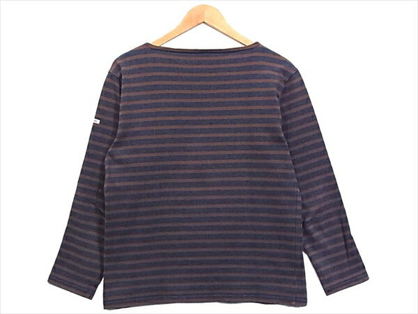 ORCIVAL オーシバル フランス製 好配色 ボーダー バスクシャツ 長袖 紺系【中古】