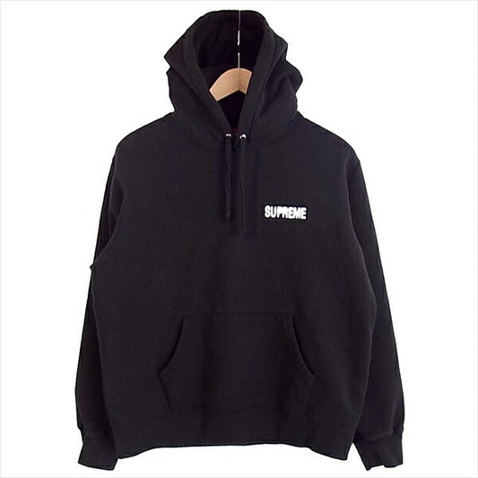 Supreme シュプリーム 20SS RESTLESS YOUTH Hooded Sweatshirt レストレス ユース フーディー パーカー 黒 黒 S【美品】【中古】