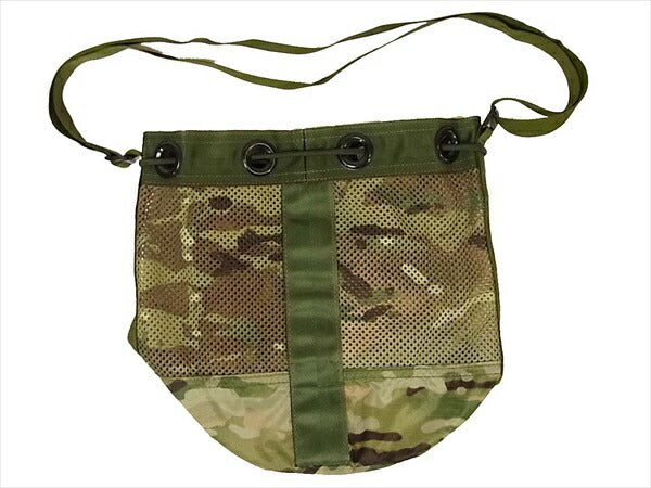 BRIEFING ブリーフィング × OMEGA DRAWSTRING SHOULDER CAMO BRL495219 オメガ ドローストリング ショルダー バッグ ショルダーバッグ  グリーン系【極上美品】【中古】