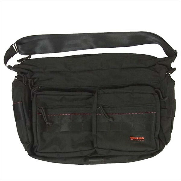 BRIEFING ブリーフィング COURIER PRO BRF147219 バリスティック ナイロン ショルダー バッグ ブラック系【極上美品】【中古】