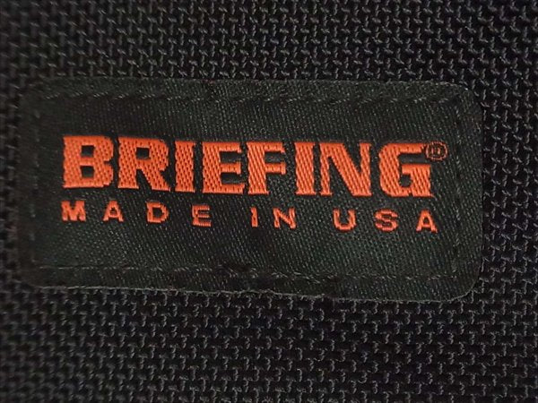 BRIEFING ブリーフィング COURIER PRO BRF147219 バリスティック ナイロン ショルダー バッグ ブラック系【極上美品】【中古】