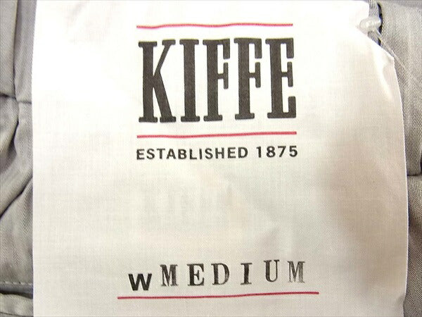 KIFFE Semi Loose Pants GREY シンプル コットン ポリエステル パンツ グレー系 M【極上美品】【中古】