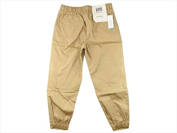 キッフェ Semi Loose Pants BEIGE シンプル コットン ポリエステル パンツ ベージュ系 S【極上美品】【中古】