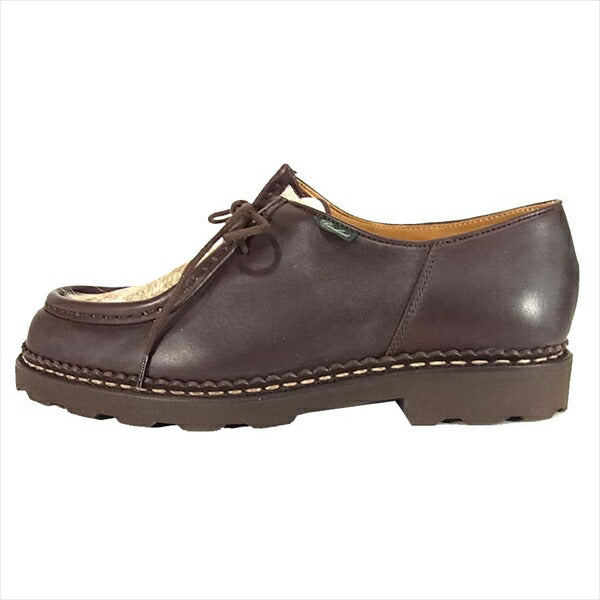 Paraboot パラブーツ michael polis caf? ミカエル 715722 ファー シューズ ブラウン系 43【極上美品】【中古】