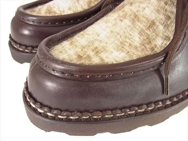 Paraboot パラブーツ michael polis caf? ミカエル 715722 ファー シューズ ブラウン系 43【極上美品】【中古】