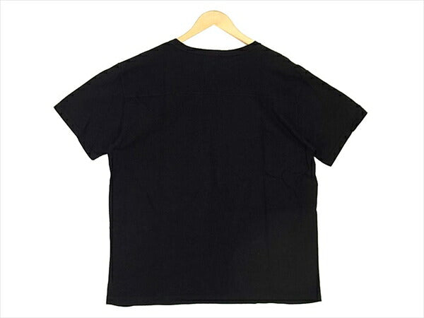 CALEE キャリー 半袖 コットン フットボール ロゴ レッド Tシャツ ブラック系 XL【中古】