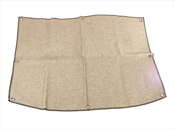 VANSON バンソン バナー デニム素材 ハトメ 穴 フラッグ プリント 黒系【美品】【中古】