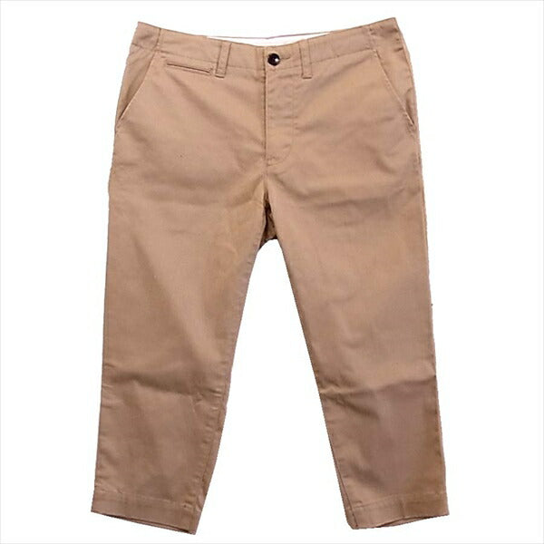 キッフェ 未使用 Officer Cropped Pants オフィサー クロップド テーパード パンツ ブラウン系 30【極上美品】【中古】