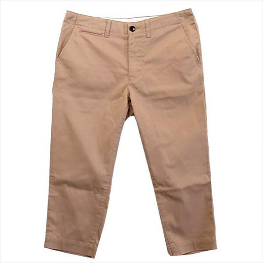キッフェ 未使用 Officer Cropped Pants オフィサー クロップド テーパード パンツ ブラウン系 30【極上美品】【中古】