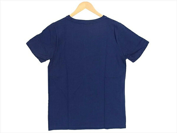 PIGALLE ピガール ロゴプリント 半袖 コットン100％ ロゴ ボックス クルーネック Tシャツ ネイビー系 S【中古】