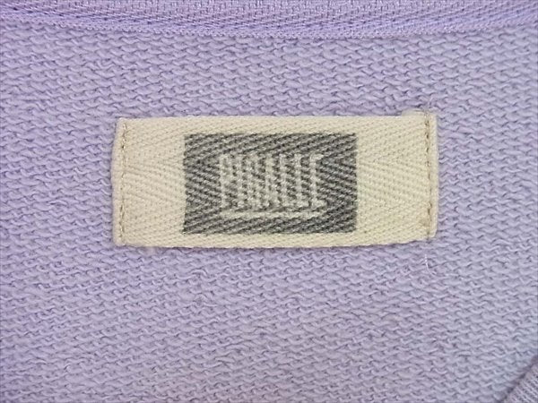 PIGALLE ピガール ロゴプリント クルーネック スエット コットン スウェット パープル系 S【美品】【中古】