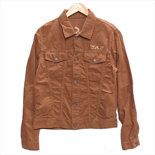 TMT ティーエムティー SUMMER CORDUROY 3rd G-JACKET WEST SHORE 刺繍 コーデュロイ ジャケット ブラウン系 M【中古】