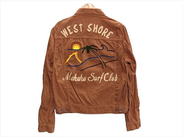 TMT ティーエムティー SUMMER CORDUROY 3rd G-JACKET WEST SHORE 刺繍 コーデュロイ ジャケット ブラウン系 M【中古】