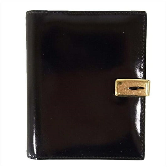 GUCCI グッチ パテント 手帳 ダイアリー ペン付属 イタリア製 Italy カード入れ レディース その他アクセサリー ブラック系  ブラック系【中古】