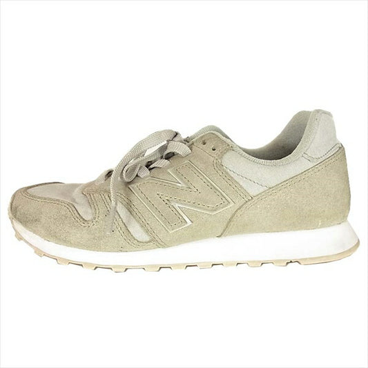 NEW BALANCE ニューバランス WL373WTA ロゴ スエード ローカット スニーカー グレー系 グレー系 US7.5【中古】