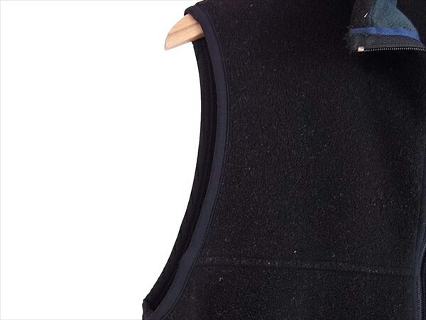 patagonia パタゴニア 25182 USA製 99年 SYNCHILLA FLEECE VEST シンチラフリース ベスト ジレ 黒系 黒系 S【中古】
