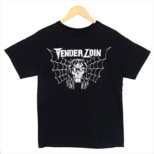 TENDERLOIN テンダーロイン MAKE THEM DIE SLOWLY W.Z.TEE プリント 半袖 TENDER ZOIN Tシャツ ブラック系 ブラック系 M【中古】