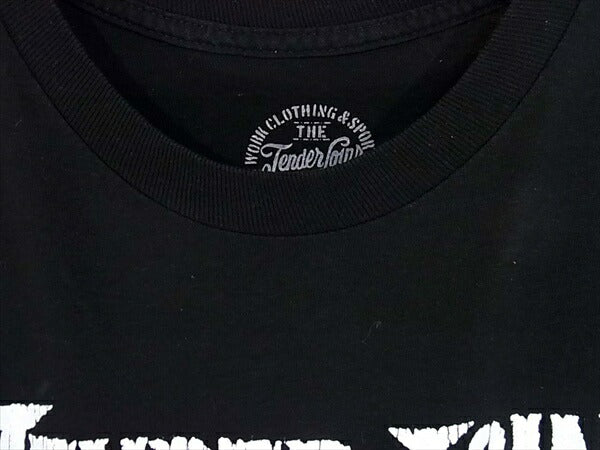 TENDERLOIN テンダーロイン MAKE THEM DIE SLOWLY W.Z.TEE プリント 半袖 TENDER ZOIN Tシャツ ブラック系 ブラック系 M【中古】