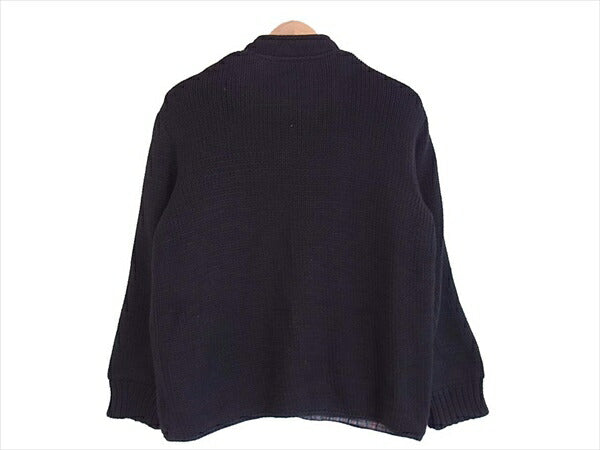 聖林公司 ウール ニット メンズ コットン ネパール製 ジャケット 黒系 黒系 S【中古】