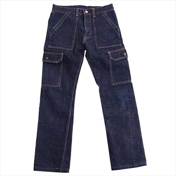 R.J.B アールジェイビー フラットヘッド デニム ブッシュ パンツ デニム パンツ インディゴブルー系 インディゴブルー系 26【中古】