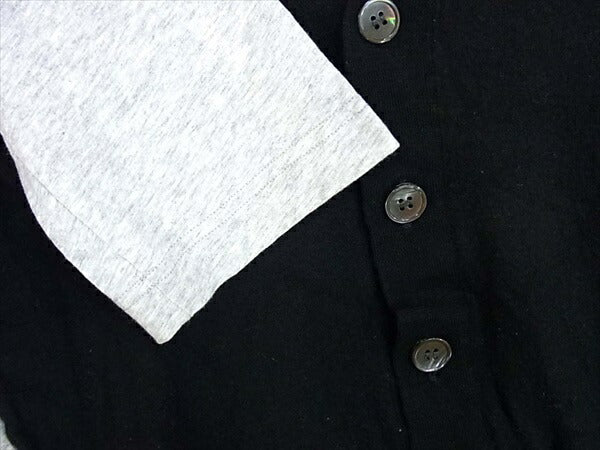 COMME des GARCONS コムデギャルソン S19506 ニット ドッキング 切替 長袖 日本製 カットソー グレー系 グレー系 M【中古】