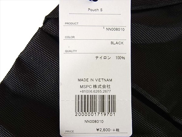ヌンク buddy pouch ボディ ポーチ 無地 バッグ ブラック系  ブラック系【新古品】【未使用】【中古】