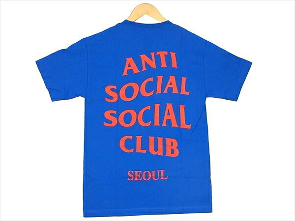 アンチソーシャルソーシャルクラブ プリント 半袖 Tシャツ ブルー系  ブルー系 Ｓ【美品】【中古】