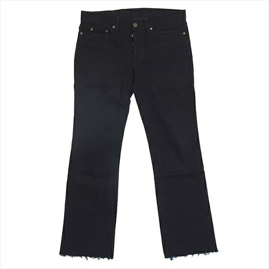 Celt&Cobra ケルト&コブラ MP-018A レザーパッチ ブラックデニムパンツ 黒系 29【中古】