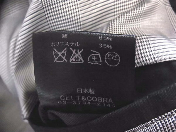 Celt&Cobra ケルト&コブラ 5SCOT-01 コットン ステンカラー コート 黒系 S【中古】