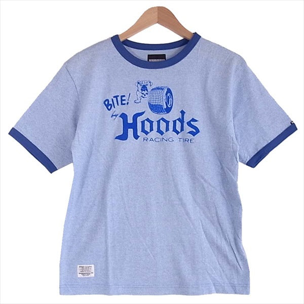 NEIGHBORHOOD ネイバーフッド ATNH-CS-16 BITE by Hoods リンガー メンズ Tシャツ 青系 青系 S【中古】