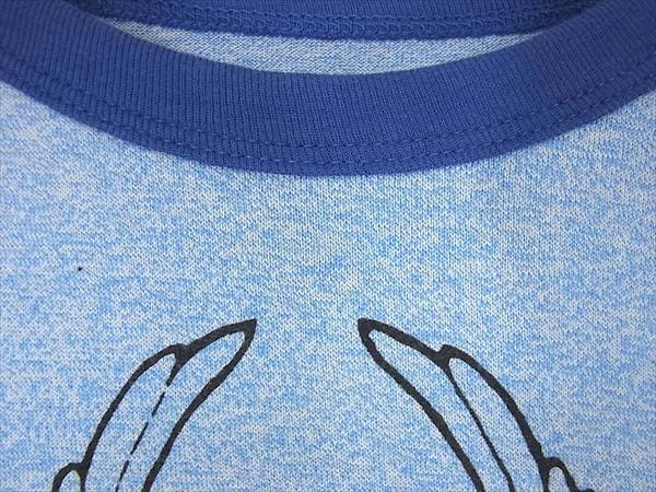 NEIGHBORHOOD ネイバーフッド ATNH-CS-15 TRUMP スカルプリント リンガー コットン Tシャツ ブルー系 ブルー系 S【中古】