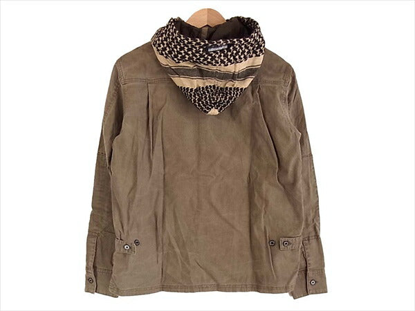 NEIGHBORHOOD ネイバーフッド 121SPNH-SHM03 BRONCO.SHEMAGH C-SHIRT.LS フード シャツ 長袖シャツ ブラウン系 S【中古】