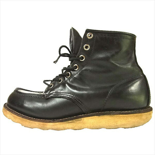 RED WING レッドウィング 8179 刺繍羽 モックトゥ ブーツ モックトゥブーツ ブラック系 実寸26cm程度 ブラック系 実寸26cm程度【中古】