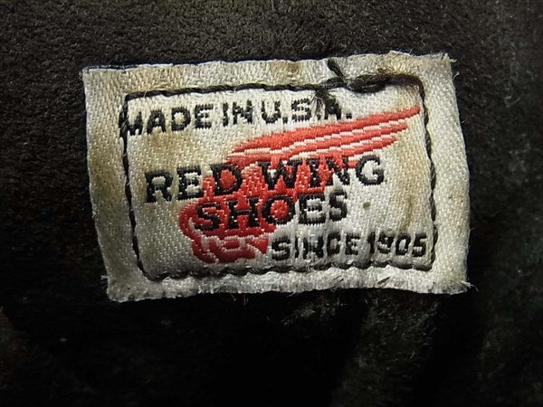 RED WING レッドウィング 8179 刺繍羽 モックトゥ ブーツ モックトゥブーツ ブラック系 実寸26cm程度 ブラック系 実寸26cm程度【中古】
