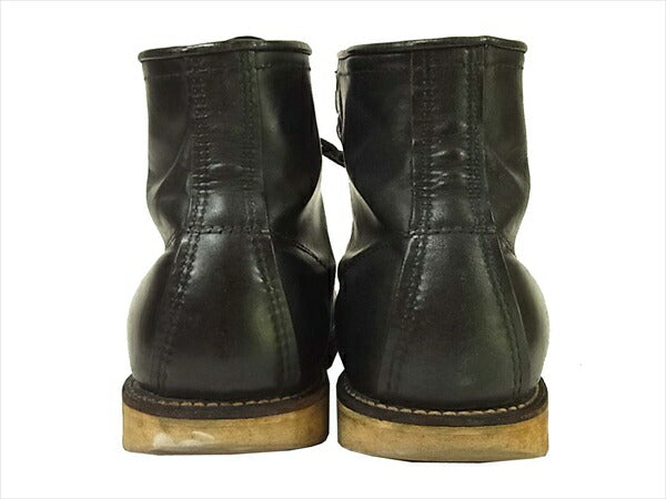 RED WING レッドウィング 8179 刺繍羽 モックトゥ ブーツ モックトゥブーツ ブラック系 実寸26cm程度 ブラック系 実寸26cm程度【中古】