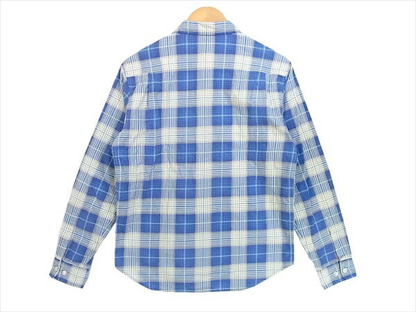 RADIALL ラディアル 10SS-RAD-04 チェック フランネル 長袖 シャツ 日本製 長袖シャツ ブルー系 ブルー系 M【中古】