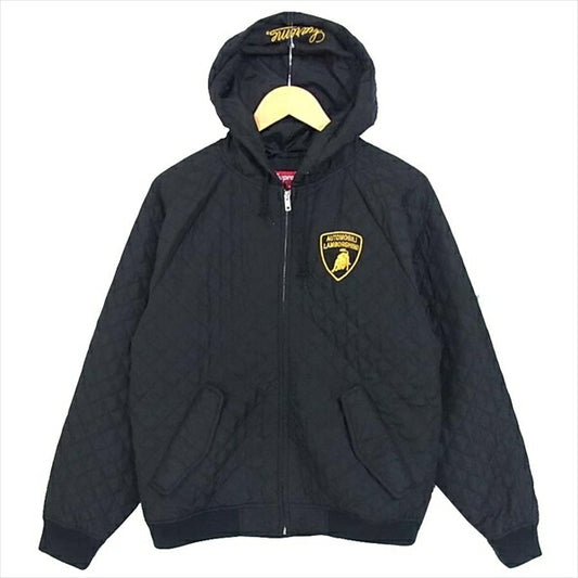 Supreme シュプリーム Automobili Lamborghini Hooded Work Jacket Black オートモービル ランボルギーニ ワーク ブルゾン 黒 M【極上美品】【中古】