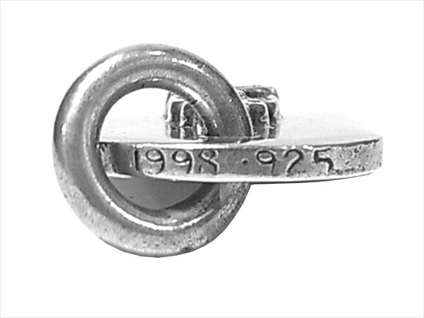 CHROME HEARTS クロムハーツ（原本無） スモール レイズド ダガー ドッグ タグ ダイヤ ペンダントトップ シルバー【中古】