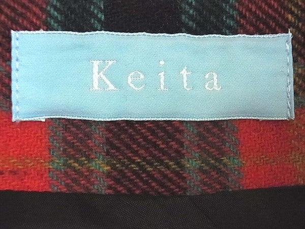 KEITA MARUYAMA ケイタマルヤマ TOKYO PARIS チェック ウール レディース スカート レッド系 レッド系 01【中古】