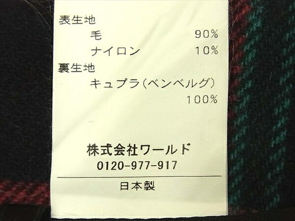 KEITA MARUYAMA ケイタマルヤマ TOKYO PARIS チェック ウール レディース スカート レッド系 レッド系 01【中古】