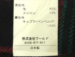 KEITA MARUYAMA ケイタマルヤマ TOKYO PARIS チェック ウール レディース スカート レッド系 レッド系 01【中古】
