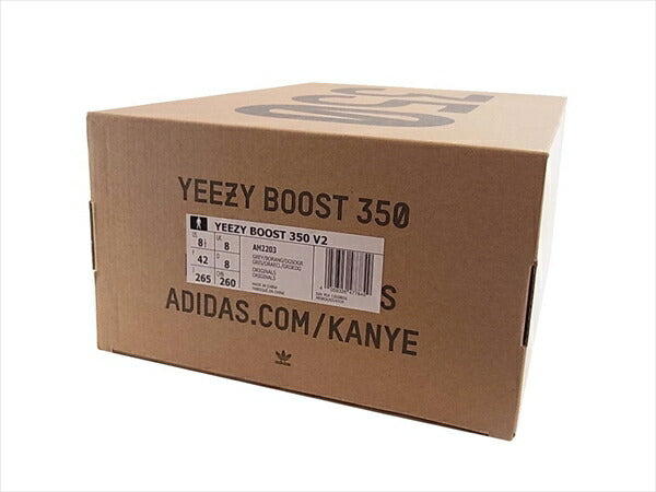 adidas アディダス イージーブースト YEEZY BOOST 350 V2 BELUGA 2.0 AH2203 ローカット スニーカー グレー系 26.5㎝【中古】
