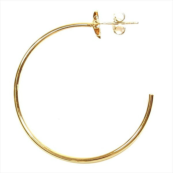 CHROME HEARTS クロムハーツ（原本無） 22K HOOP CH PLS CH プラス フープ ゴールド ピアス ゴールド系【美品】【中古】