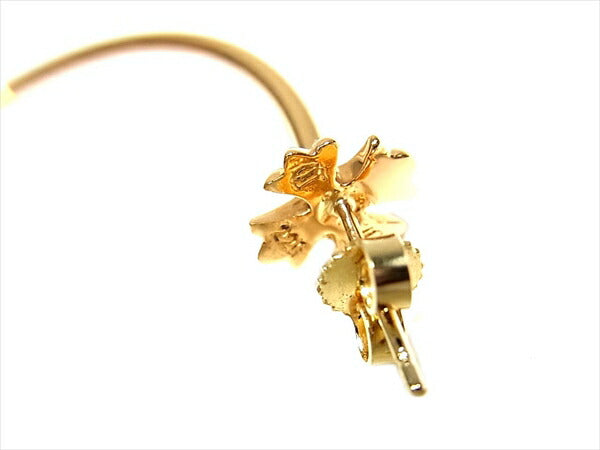 CHROME HEARTS クロムハーツ（原本無） 22K HOOP CH PLS CH プラス フープ ゴールド ピアス ゴールド系【美品】【中古】