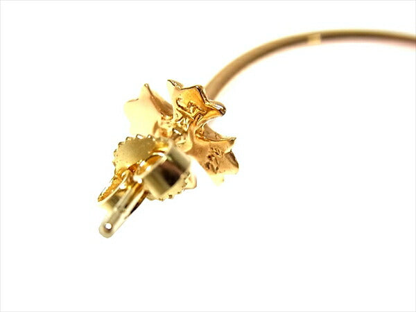 CHROME HEARTS クロムハーツ（原本無） 22K HOOP CH PLS CH プラス フープ ゴールド ピアス ゴールド系【美品】【中古】